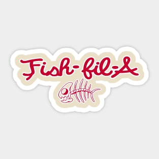 Fish fil a Sticker